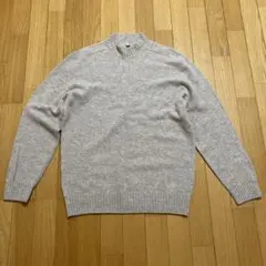ユニクロ　メンズモックネックニット