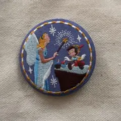 ディズニー刺繍バッジ ピノキオ