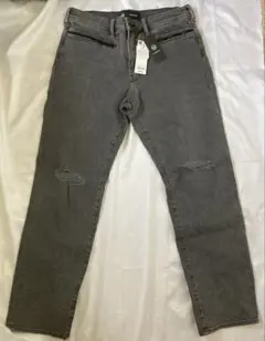 ラスト1本❗️完売❗️GU×UNDERCOVER スリムダメージジーンズ　Ｌ　グレーのサムネイル