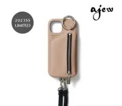 ajew iPhoneケース ヌードベージュ【13pro用】