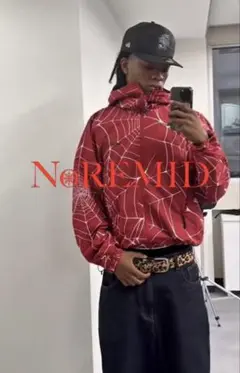 NORIMIDスパイダージャケット赤Mサイズ
