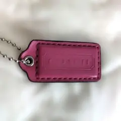 COACH バッグチャーム ピンク