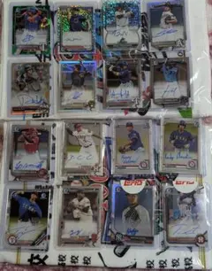 MLB サイン 9枚セット Bowman