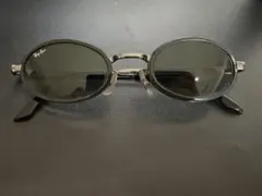 Ray-Ban オーバル型サングラス ブラック