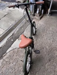 6段変速 折りたたみ自転車 ブラック リアサスペンション付 大阪市内