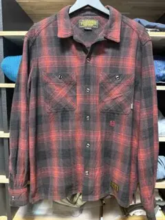 NEIGHBORHOOD 赤黒チェック Lサイズネルシャツ