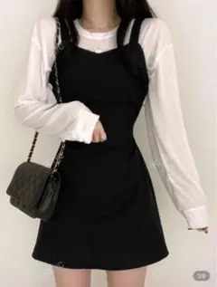 キャミワンピ 黒