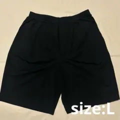 MONO-MART 2タックイージーハーフパンツ ブラックのサムネイル