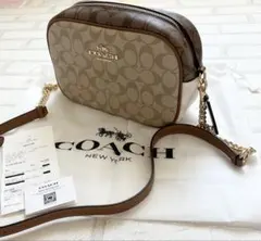 コーチ　カメラバッグ　シグネチャー