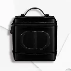 DIOR ディオール ノベルティ 黒 ブラック エナメル バニティ ポーチ