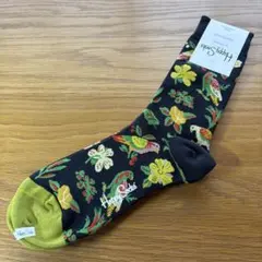 【新品未使用】 Happy Socks 花と鳥柄 ソックスのサムネイル
