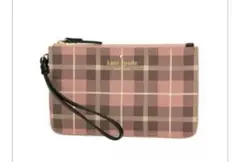 kate spade チェック柄カードケース