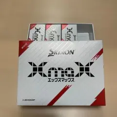 【未使用】SRIXON XMAX ホワイト 3スリーブ　9球