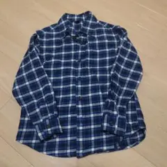 ユニクロ チェックシャツ 120 綿100％