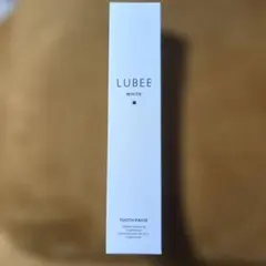 【新品/未使用品】ルビー 歯磨き粉 ホワイト二ング LUBEE WHITE