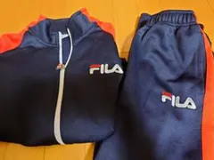 FILA ジャージ上下セット ネイビー/レッド　140cm
