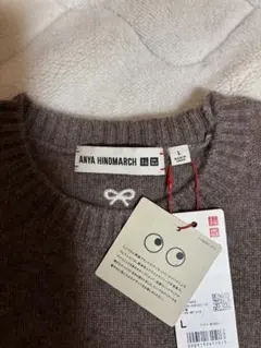 未使用タグ付　ユニクロ　アニヤ　ANYA カシミアクルーネックセーター