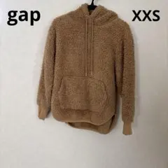 gap ボアパーカー　ベージュ　茶色　xxs