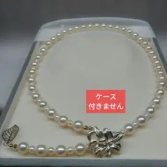 本真珠ネックレス 約56cm 約5mm&8.2mm - メルカリ