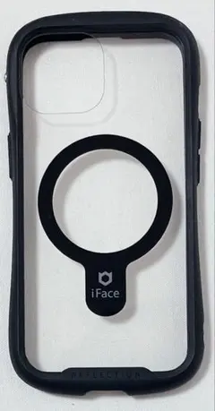 iFace MagSafe対応iPhone15/14/13ケースクリア ブラック