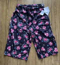 Kekechama ケケチャマ カエル柄 ルームパンツ ハーフパンツ ブラック