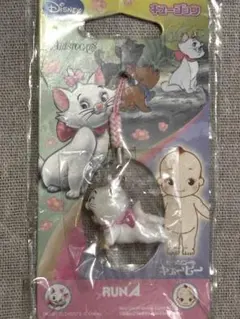 ディズニー　キューピー　おしゃれキャット　マリー　マスコット　ストラップ ディズニーストア おしゃれキャット マリー ぬいぐるみ