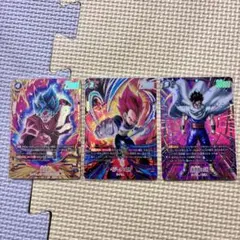 ベジータ:BR　R　パラレル　4枚セット　セカンドアニバーサリーセット 美品】FB09-020 R ☆ パラレル ベジータ BR - メルカリ