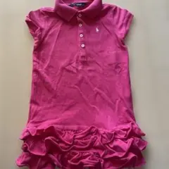 Ralph Lauren ピンク フリル付きチュニック半袖