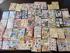 各種付録類 ポケモン、ワンピース、ドラゴンボール、遊戯王、ナツコミ