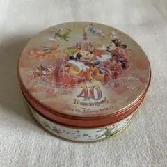 ディズニーランド40周年　クッキー缶