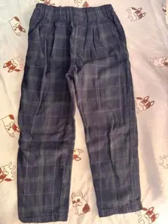 チェック柄 長ズボン サイズ120