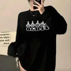 【新品】 リトルミイ オーバーサイズ 長袖 Tシャツ 大きいサイズ L 黒