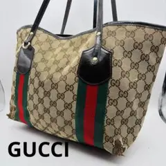 ✨極希少✨GUCCI ハンドバッグ シェリーライン GG柄　キャンバス