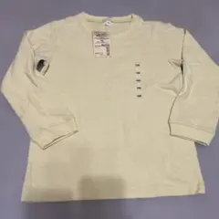 無印良品 長袖Tシャツ サイズ130 ライトイエロー
