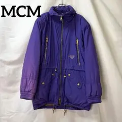 90s MCM ナイロンジャケット 茄子紺　フェード　ヴィンテージのサムネイル