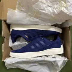 adidas skatebording PUIGネイビー スエードスニーカー