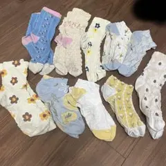 レディース ソックス 花柄 22～25cm まとめ売り