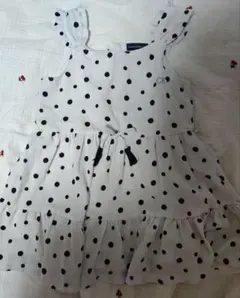 CALVIN KLEIN JEANS ドット柄ワンピース 24M