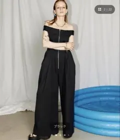 フロントジップロンパース／MAISON SPECIALのサムネイル