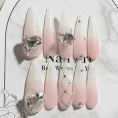 韓国　ギャル　ベイビーブーマー　ロングネイル　スナ系　量産型　y2k ワンホン