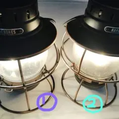 BAREBONES ベアボーンズ リビング レイルロードランタン LED 2つのサムネイル