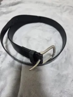 ユニクロ レザーベルト 黒 Lサイズ