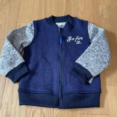 3can4on ジップアップジャケット ネイビー 100cm