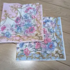 CELINE ハンカチ 2色セット 花柄