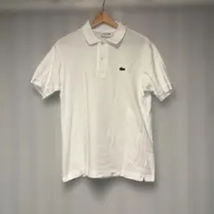 ラコステ フランス製 LACOSTE ポロシャツ L1212L 4 ホワイト - メルカリ