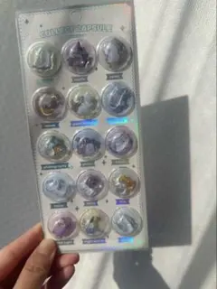 おばけ カプセルシール 15個入り 3Dぷっくり立体シール