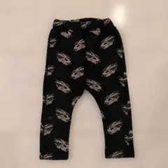 HYSTERIC MINI キッズ パンツ ブラック 総柄　90