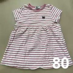 DOUBLE.B ミキハウス 半袖　Tシャツ　80のサムネイル