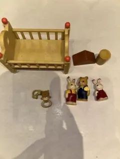 シルバニアファミリー ベビーベッドセット