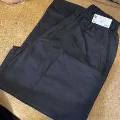 GU ワイドパラシュートパンツ 09 BLACK M